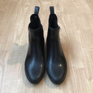 Sam Edelman Tinsley Black Rain Boots Size 8